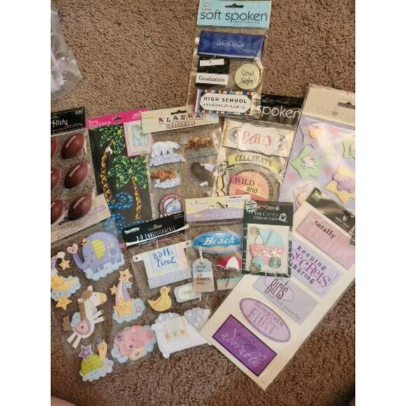 Lot #10 12 Packs of Various Stickers B7 - Picture 5 of 5